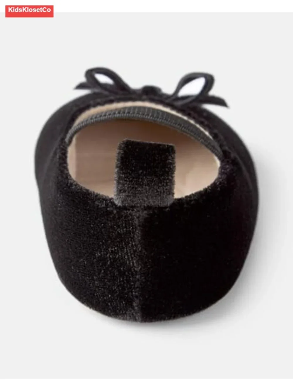 Baby Girls Velvet Mary Jane Flats for Pre-Walkers